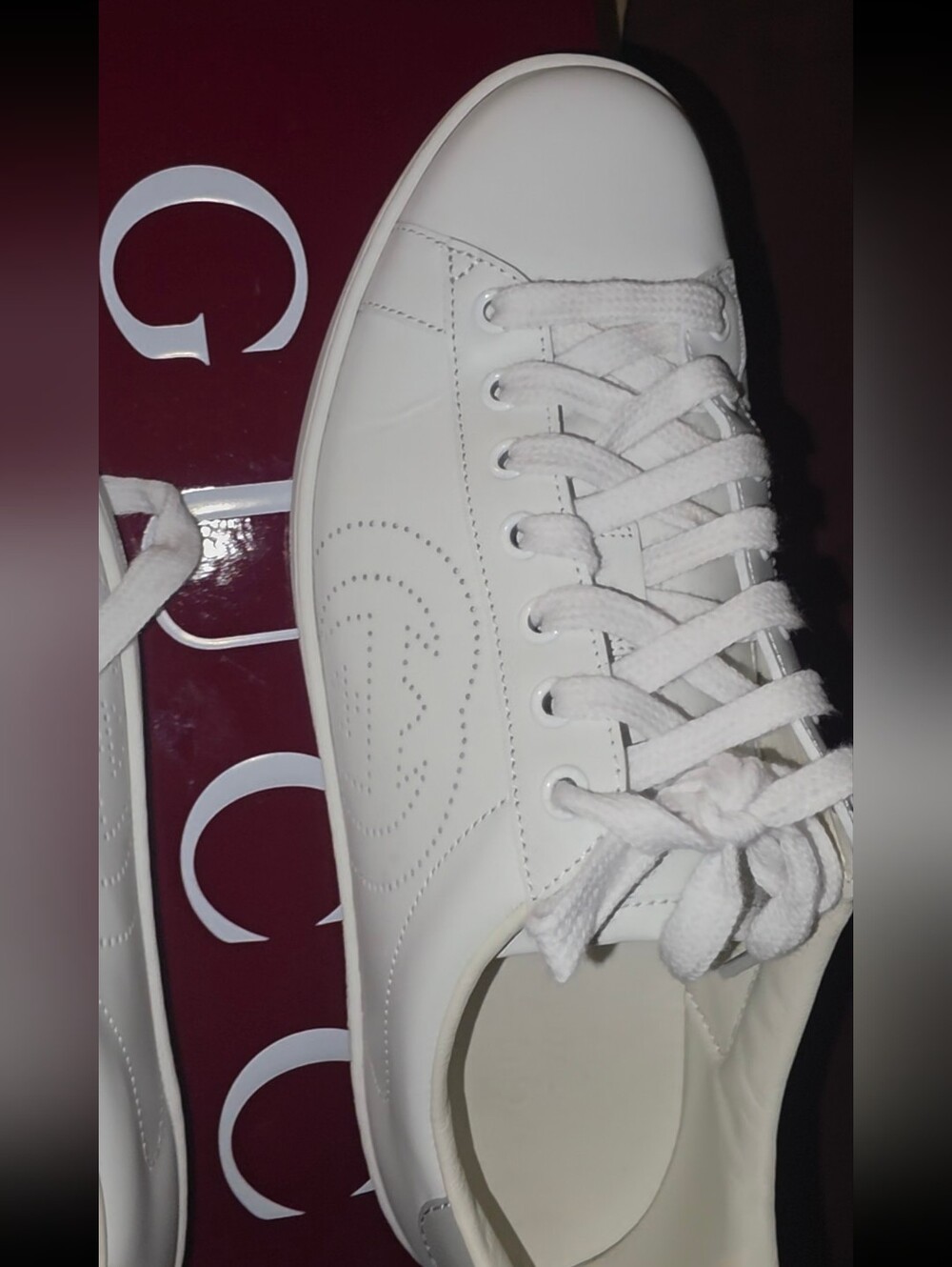 Gucci Ace Interlocking G White Low Sneaker